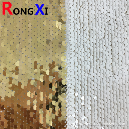 Embroidery Sequin Reversible Custom-made Sequin Fabric